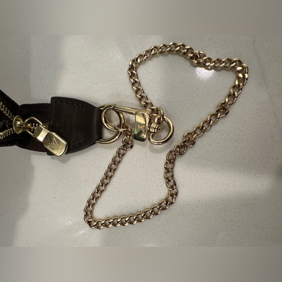 Louis Vuitton Mini Pochette Accessories in Damier Ebene - Picture 6 of 17